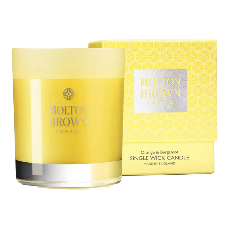 ORANGE & BERGAMOT SCENTED CANDLE
