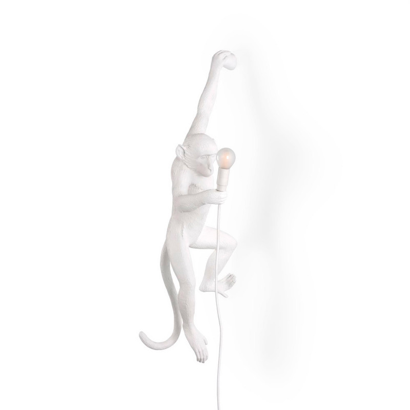 MONKEY LAMP RESINA COLGADO PARED