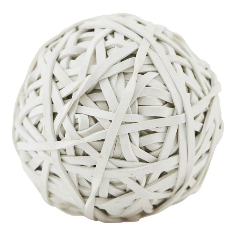 BOLA DE GOMAS BLANCAS ELÁSTICAS