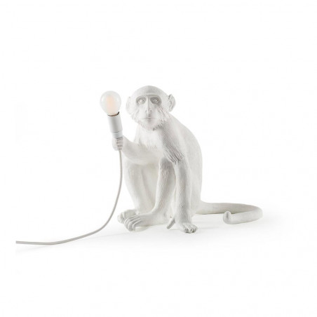 MONKEY LAMP RESINE BEEN EXTERIOR