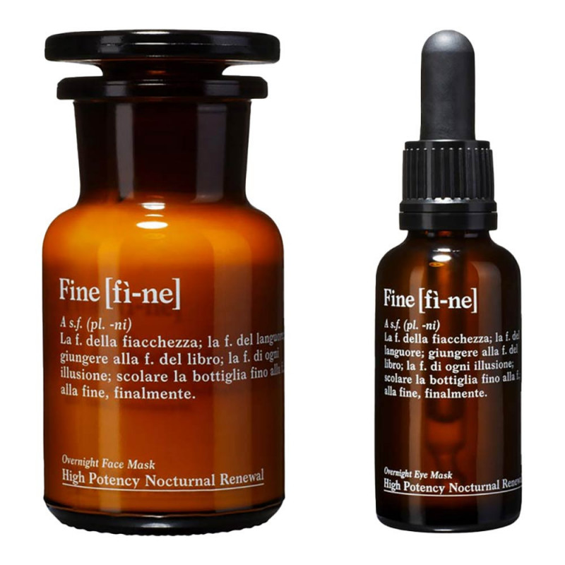 HIGH POTENCY NOCTURNAL RENEWAL FACE AND EYE MASK, 50ML + 30ML