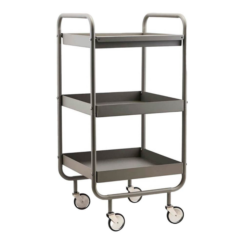 CARRITO ROLL GRIS 3 ESTANTES
