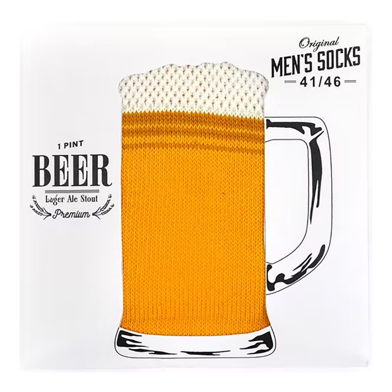 CALCETINS PLUS ONE BEER YELLOW