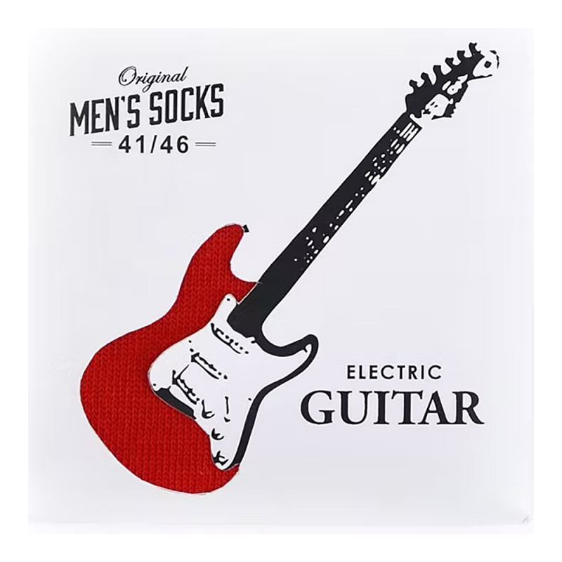 CALCETINS PLUS ONE GUITAR RED