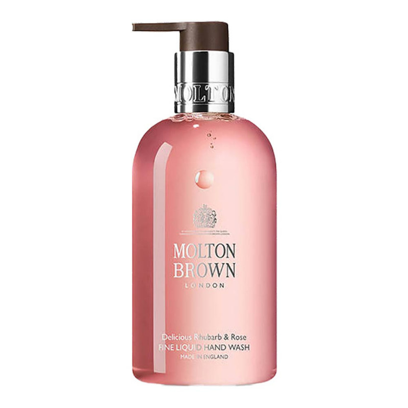 Rhubarb Rose Hand Wash Glass 200Ml | Molton Brown