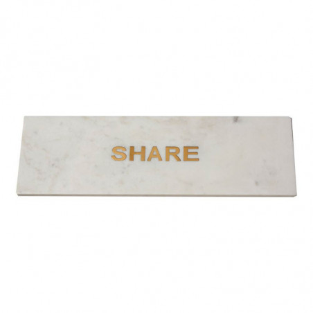 TABLA SHARE MARMOL BLANCO AND ORO