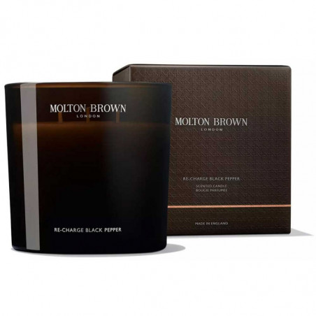 Re Charge Black Pepper Scented Candle Triple Wick | Molton Brown