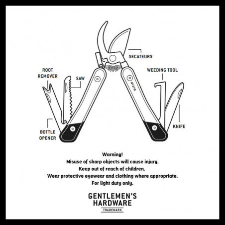 GARDEN MULTI TOOL (KRAFT PACKAGING)