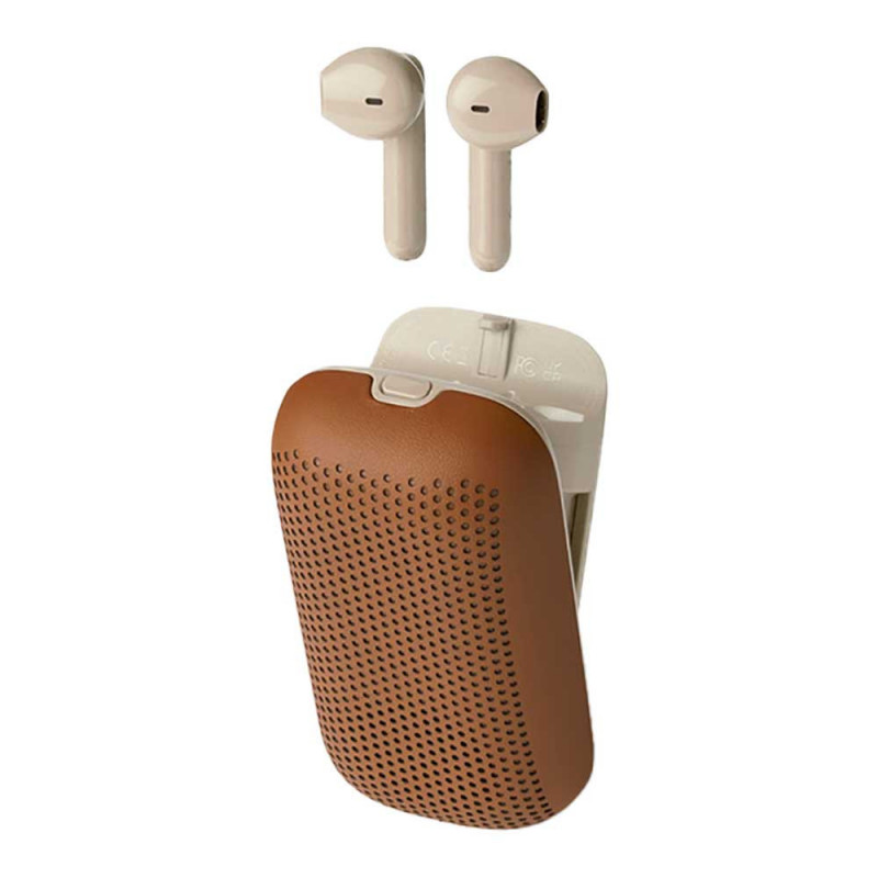 ALTAVOZ AND EARBUDS SPEAKERBUDS CHOCOLATE