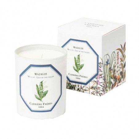 Muguet Scented Candle 185G | Carriere Freres