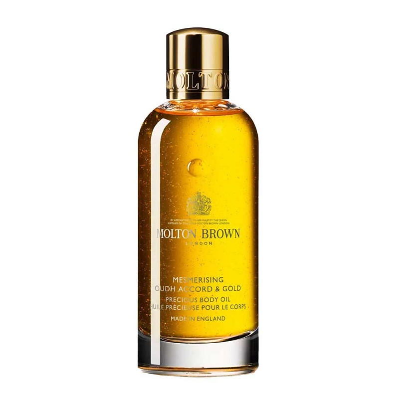 Mesmerising Oudh Accord Gold Precious Body Oil | Molton Brown