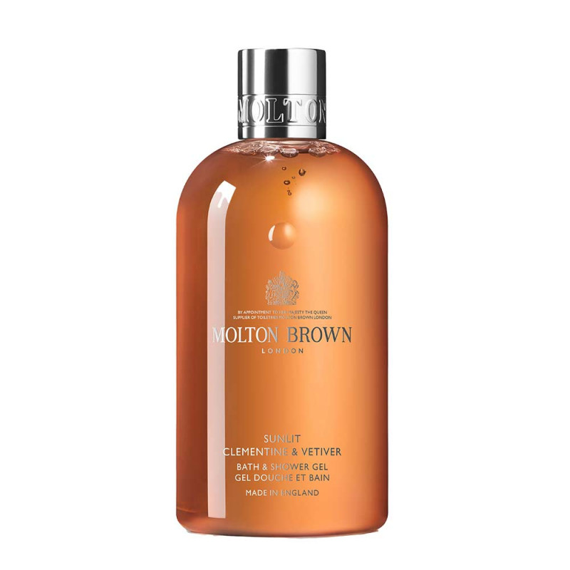 Sunlit Clementine Vetiver Bath Shower Gel 300Ml | Molton Brown