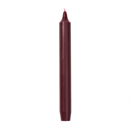 Burgundy Madeleine Taper Candle Box Of 6 | Trudon