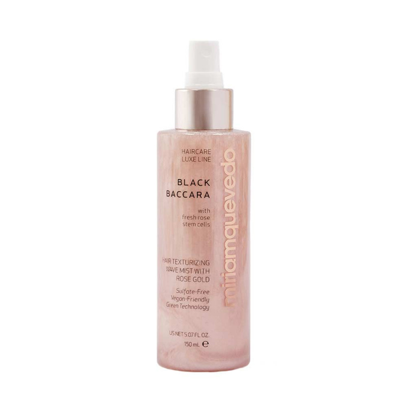 Black Baccara Hair Texturizing Wave Mist With Rose Gold 150Ml | Miriam Quevedo