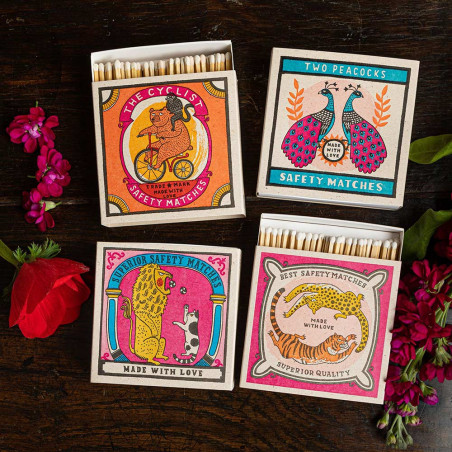Two Peacocks Match Box | Archivist