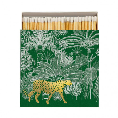 Cheetah In Jungle Match Box Green | Archivist