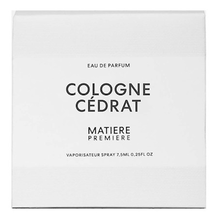 Cologne Cedrat Eau De Parfum | Matiere Premiere