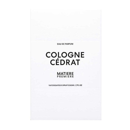 Cologne Cedrat Eau De Parfum | Matiere Premiere