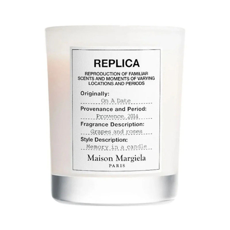 REPLICA ON A DATE CANDLE
