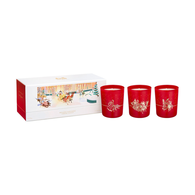 Festive Candle Trio 3X75G | Parfums De Marly