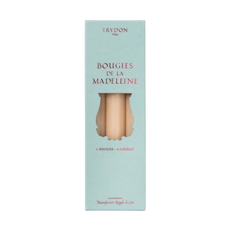Stone Madeleine Taper Candle Box Of 6 | Trudon