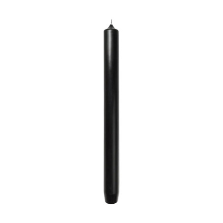 BLACK ROYALE TAPER CANDLE (BOX OF 6)