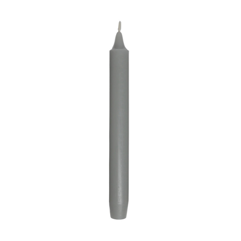 GREY SMOKE ROYALE TAPER CANDLE (BOX OF 6)