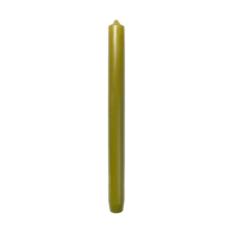 KHAKI ROYALE TAPER CANDLE (BOX OF 6)