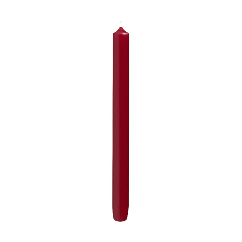 BURGUNDY ROYALE TAPER CANDLE (BOX OF 6)