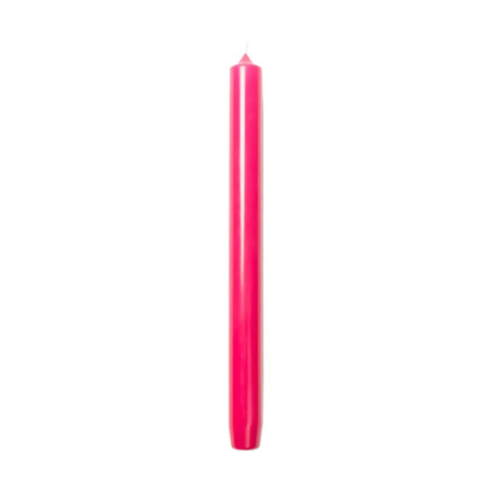 FUSHIA ROYALE TAPER CANDLE (BOX OF 6)