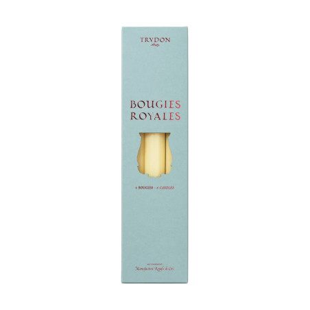 IVORY ROYALE TAPER CANDLE (BOX OF 6)