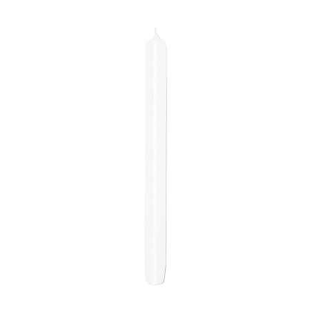 WHITE ROYALE TAPER CANDLE (BOX OF 6)