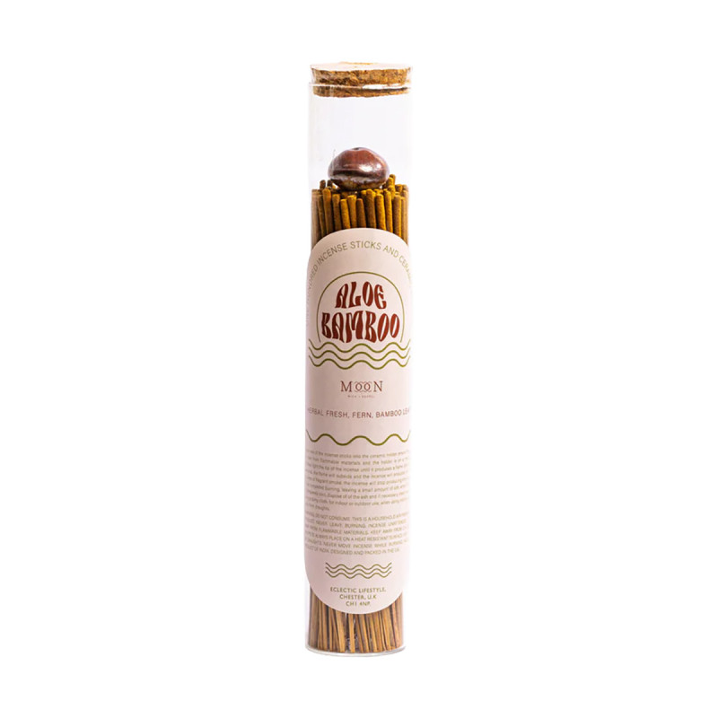 INCENSE ALOE BAMBOO INCENSE JAR