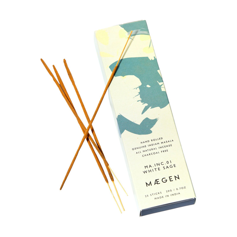 WHITE SAGE INCENSE STICKS (x25)