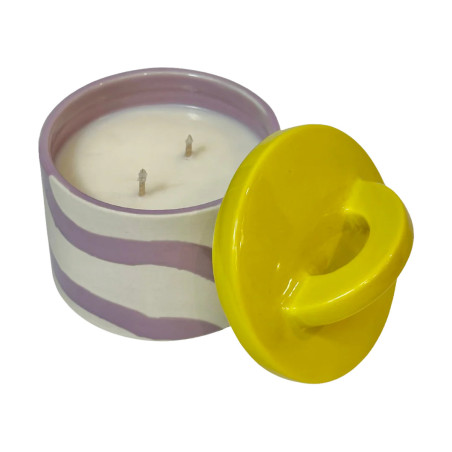 WATER LOTUS & ROSE PABLO CANDLE POT